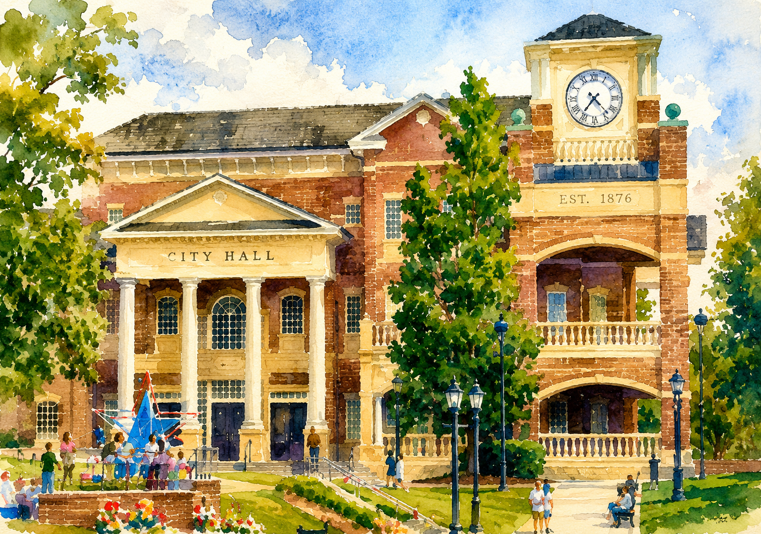 Duluth City Hall Painting